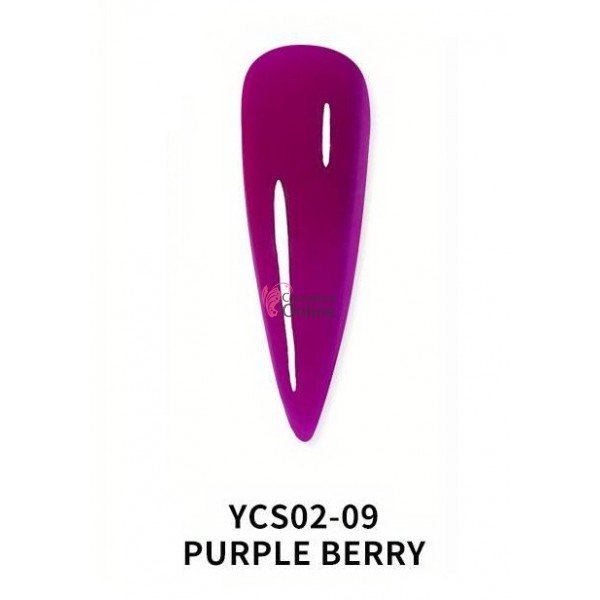 PolyGel UV LED pentru unghii false Misscheering NEON Profesional de 15 ML -  YCS09 Purple Berry